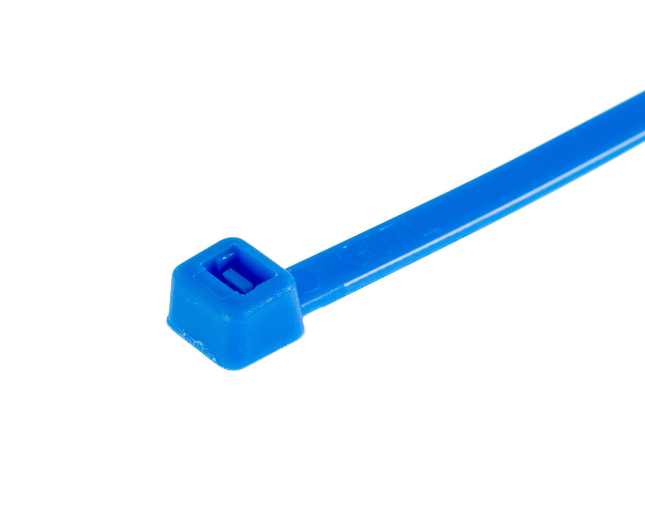 Blue cable ties