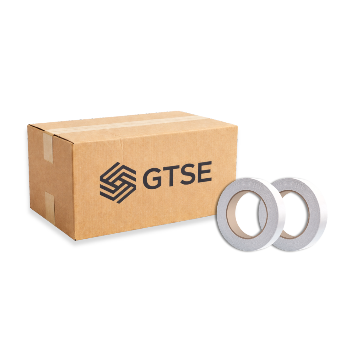 Clear Double Sided Tape, 1" x 108ft - 40 Rolls Carton Pack