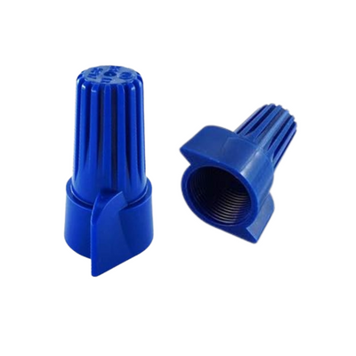 Blue Finger Grip Screw On Connectors (Pack of 100)