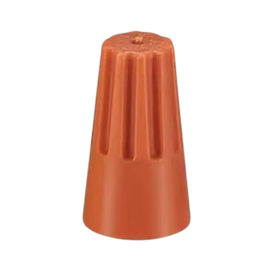 Orange Screw On Connectors (Pack of 100)