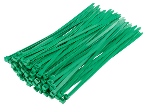 Green cable ties