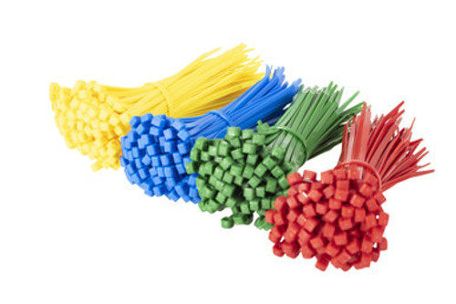 Multi Pack of Colored Zip Ties - 12", 50lb (Pack of 200)