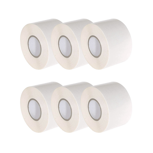 Wide White Vinyl Electrical Tape, 2in x 66ft - Pack of 6