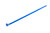 Blue Reusable Trigger Zip Ties - 10", 50lb Tensile Strength (Pack of 100)