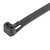Black Reusable Trigger Zip Ties, 50lb Tensile Strength (Pack of 100)