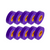 Purple Vinyl Electrical Tape, 3/4in x 66ft - Pack of 10