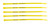 Yellow Printed Cable Ties (Pack of 1,000)