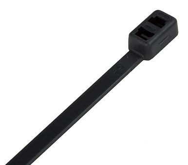 Black Double Loop Cable Ties, Buy Double Loop Zip Ties, Pack of