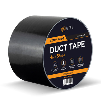 Premium Black Duct Tape, Heavy Duty Duct Tape, Waterproof Gaffa Tape - GTSE