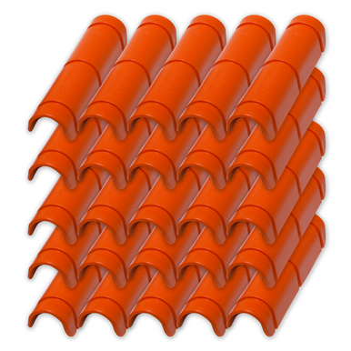 Extra Wide 6" Orange Hose Protectors (Box of 25)