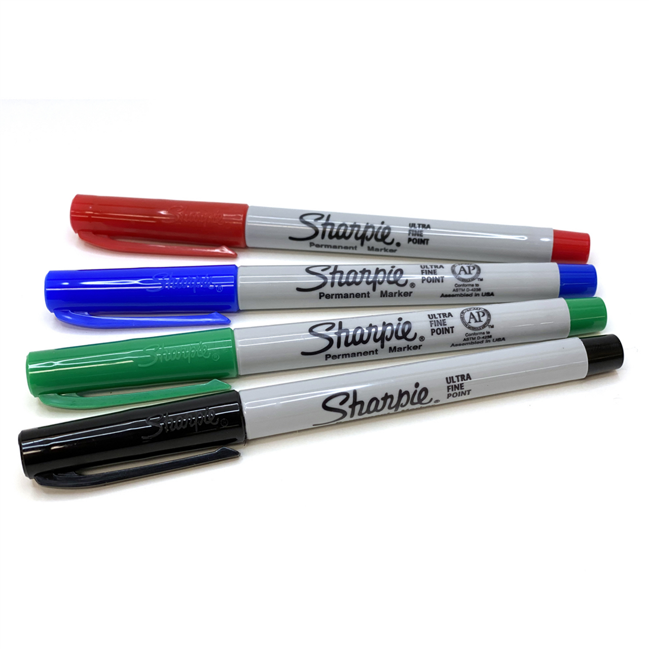 SHARPIE Permanent Markers, Ultra Fine Point, Black, 12 Count