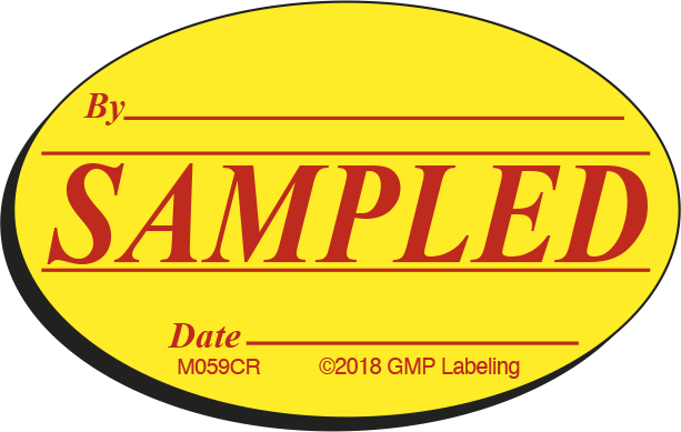 SAMPLED Materials Cryogenic Label M059CR - GMP Labeling