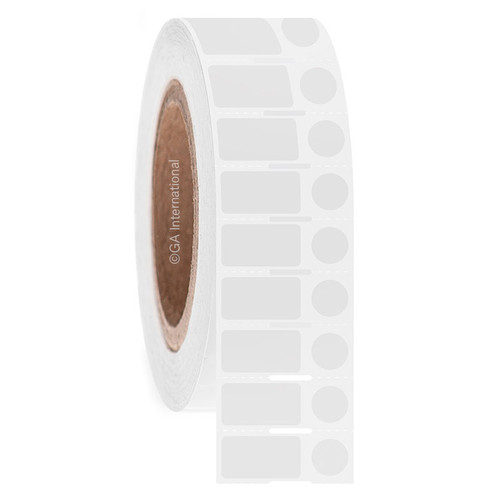 Cryogenic Direct Thermal Labels – 0.94″ x 0.5″ + 0.437″