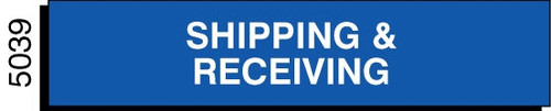 Shipping and Receiving Sign