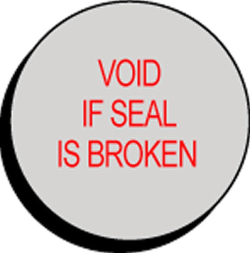 VOID IF SEAL IS BROKEN Label