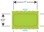 Label # L210TT-GRN - blank green 1 x 0.5 durable label