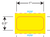 Label # L210TT-YLW - blank yellow 1 x 0.5 durable label