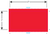 Label # L221TT-RED - blank red 2x1 durable label