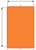 Label # L232TT-ORG - blank orange 2x3 durable label