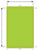 Label # L232TT-GRN - blank green 2x3 durable label