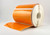 Orange Blank 4" x 2" Cleanroom Label- Direct Thermal