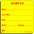 M024 SAMPLE Material Label