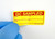 Lab manager applying QC Sampled cryogenic label in cryo chamber