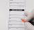 Received Quality Control Label - 2x2 White in use