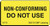 Non Conforming Label