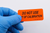 S185 DO NOT USE OUT OF CALIBRATION Label