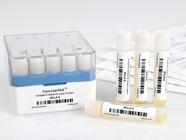 cryogenic labels for liquid nitrogen exposure and deep freeze storags