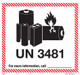UN3481 Labels – Lithium Ion Battery Compliance Labels