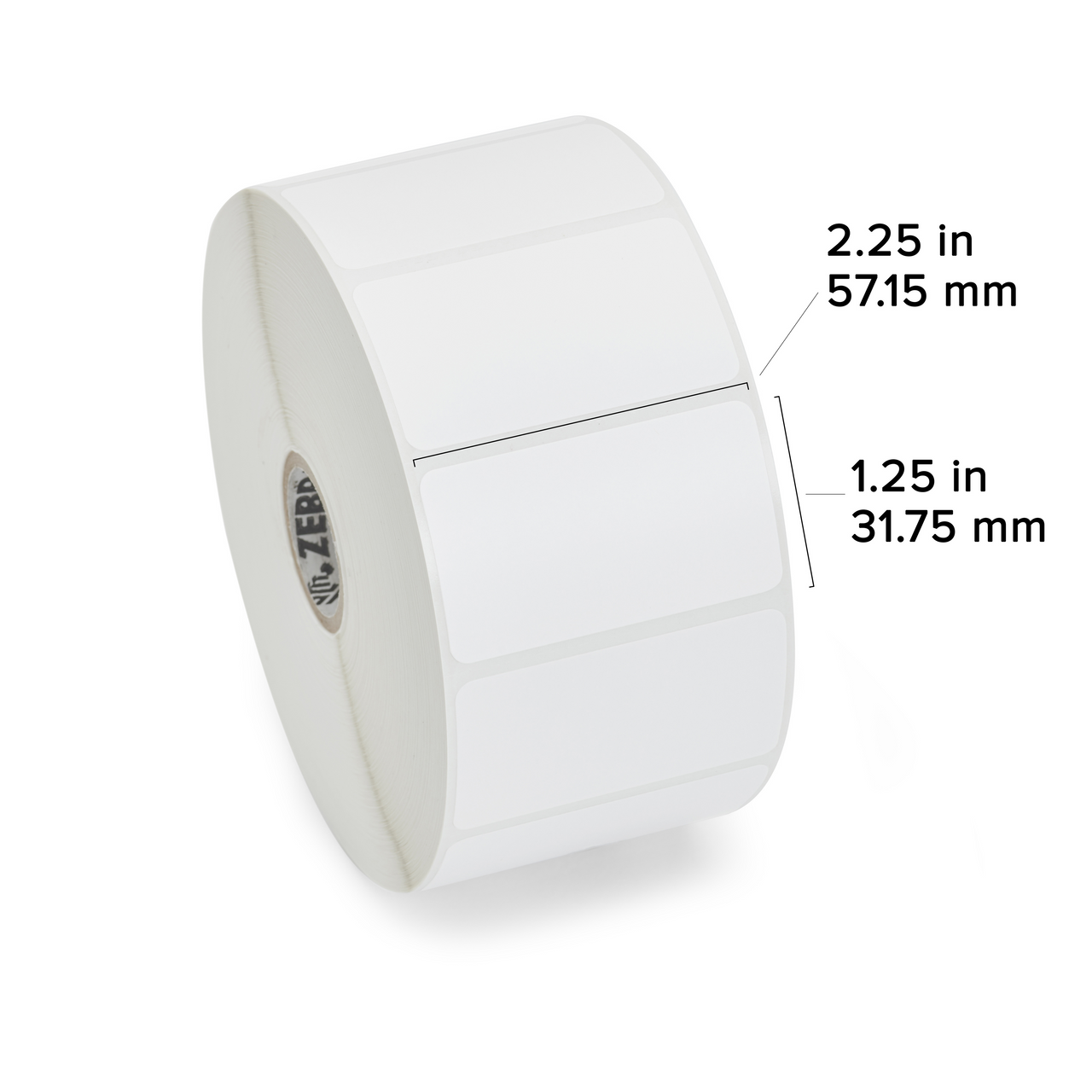 2.25" x 1.125" Z-Select 4000D Zebra Direct Thermal Labels