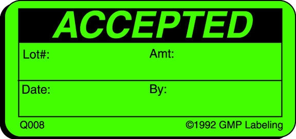 Q008 ACCEPTED Label