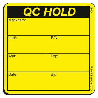 q020-qc-hold-caution-label-gmp-labeling