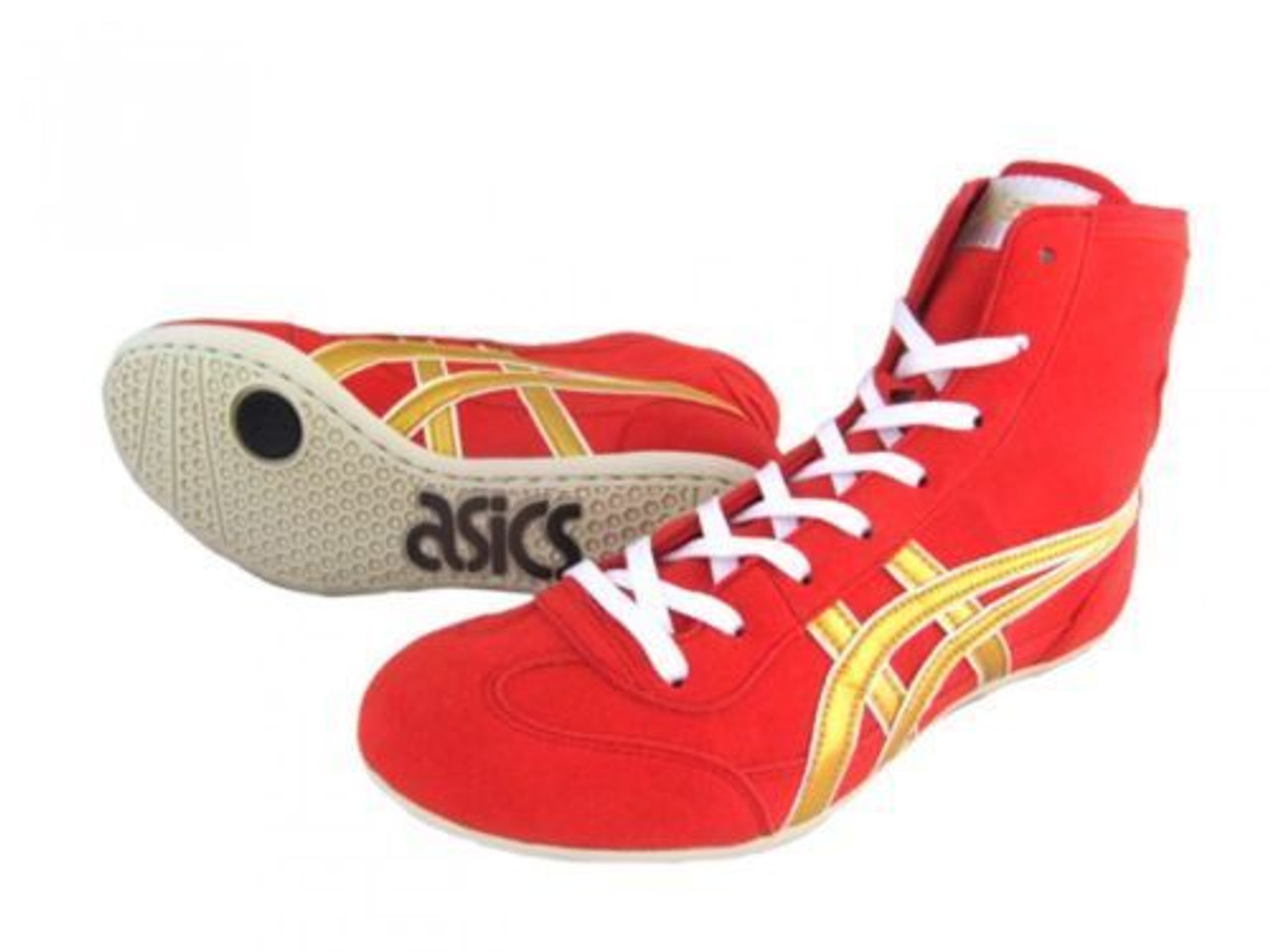 دلما شاي makOffer ASICS Wrestling Boxing Shoes EX-EO TWR900 RedGold Womens Sz  24cm/US 7 دلما شاي