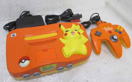 nintendo 64 orange console