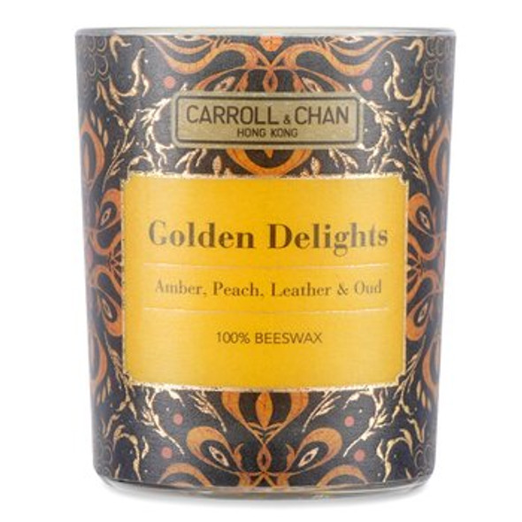 100% Beeswax Votive Candle - Golden Delights