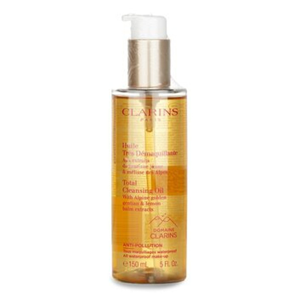 Total Cleansing Oil with Alpine Golden Gentian &amp; Lemon Balm Extracts (All Waterproof Make-up)