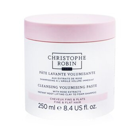 Cleansing Volumising Paste with Rose Extracts (Instant Root Lifting Clay to Foam Shampoo) - Fine &amp; Flat Hair