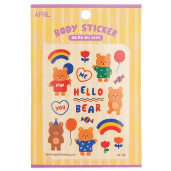 April Body Sticker - # AT 02