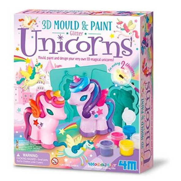 3D Mould &amp; Paint/Glitter Unicorns