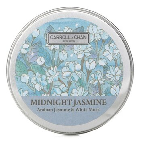 100% Beeswax Mini Tin Candle - # Midnight Jasmine (Arabian Jasmine &amp; White Musk)