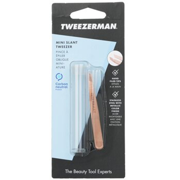 Mini Slant Tweezer - Rose Gold