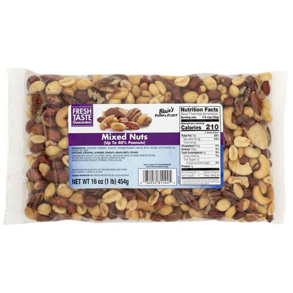 Blain's Farm & Fleet Mixed Nuts (40% Peanuts)
