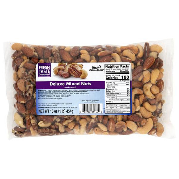 Blain's Farm & Fleet 16oz Deluxe Mixed Nuts