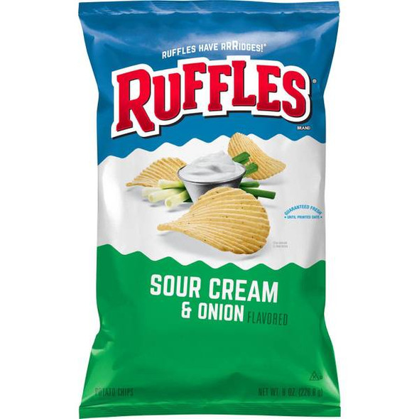 Ruffles 8 oz Sour Cream & Onion