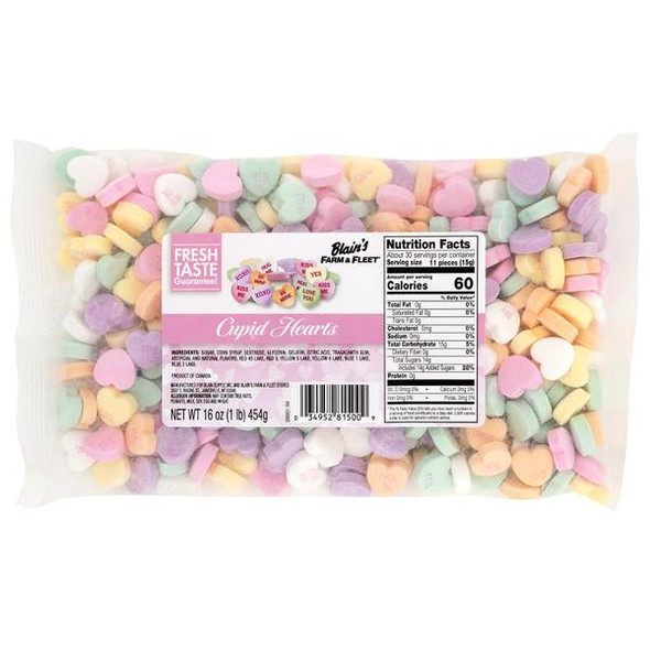 Blain's Farm & Fleet 16 oz Cupid Hearts Candy