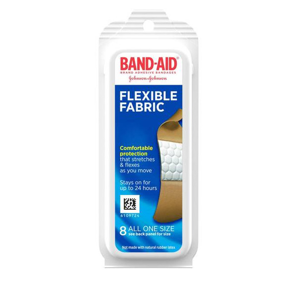 Band-Aid 8-Count Flexible Fabric Adhesive Bandages