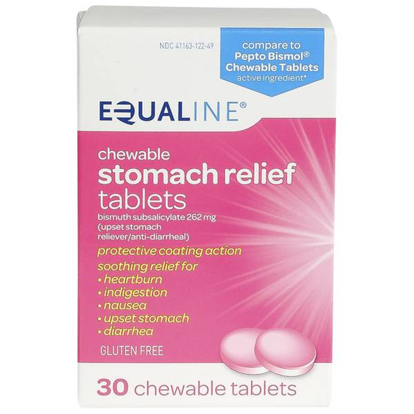 Equaline 30-Pack Chewable Stomach Relief Tablets